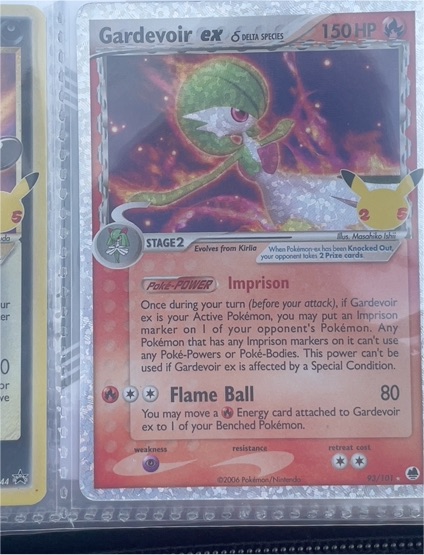 2006 Pokémon Celebrations Classic Collection #93 Gardevoir ex — front