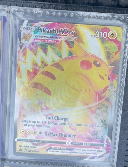 Pokémon Sword & Shield Promo #SWSH286 Pikachu VMAX — front