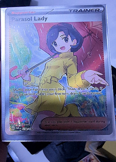 2023 Pokémon TCG SV04: Paradox Rift #238 Parasol Lady — front