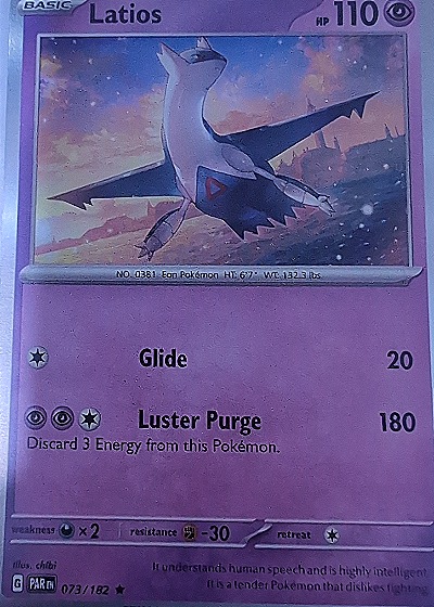 2023 Pokémon Scarlet & Violet Paradox Rift #073 Latios — front