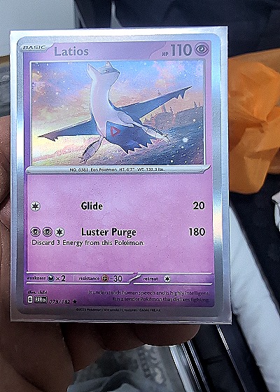 2023 Pokémon TCG SV04 Paradox Rift #073 Latios — front
