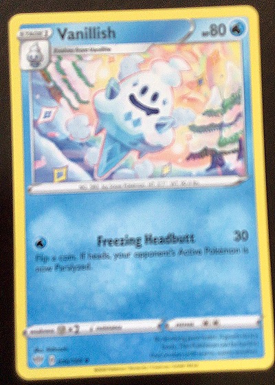 2020 Pokémon TCG Darkness Ablaze #046 Vanillish — front