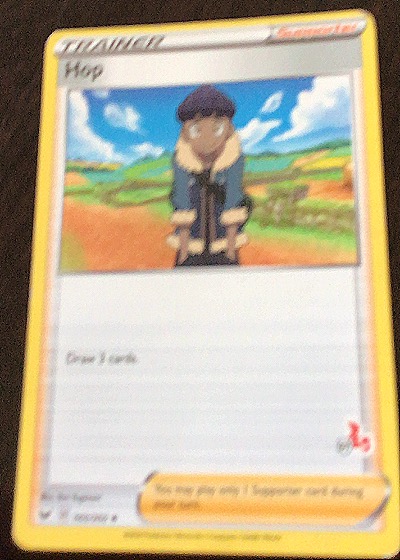 2020 Pokémon Sword & Shield #165 Hop — front
