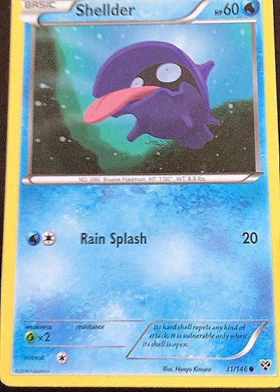2014 Pokémon XY Base Set #31 Shellder — front