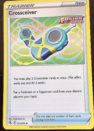 2021 Pokémon Fusion Strike #231 Crossceiver — front