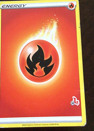 2020 Pokémon Fire Energy — front