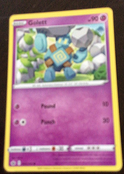 2021 Pokémon TCG Chilling Reign #065 Golett — front