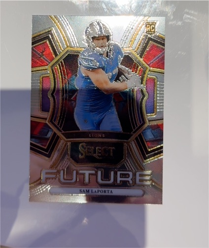 2023 Panini Select #FUT-SLA Sam LaPorta Future Rookie — front
