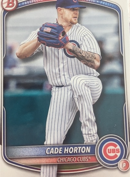 2025 Bowman #BP-10 Cade Horton — front