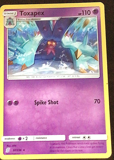 2019 Pokémon Toxapex #97/236 — front