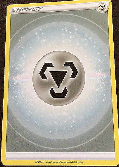 2022 Pokemon Sword & Shield Metal Energy — front