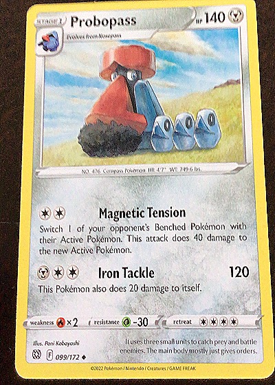 2022 Pokémon Brilliant Stars #099 Probopass — front