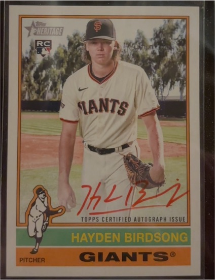 2025 Topps Heritage #324 Hayden Birdsong — front