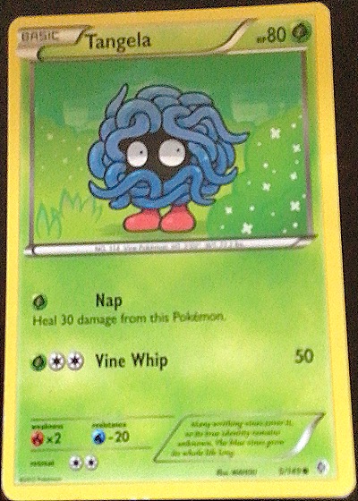2012 Pokémon TCG Boundaries Crossed #5 Tangela — front