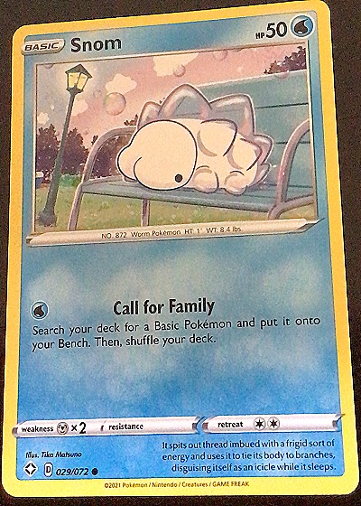 2021 Pokémon Shining Fates #029 Snom — front