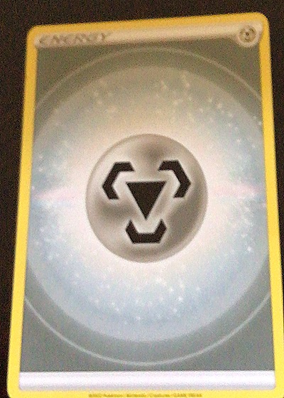2022 Pokémon TCG Sword & Shield Silver Tempest Metal Energy — front