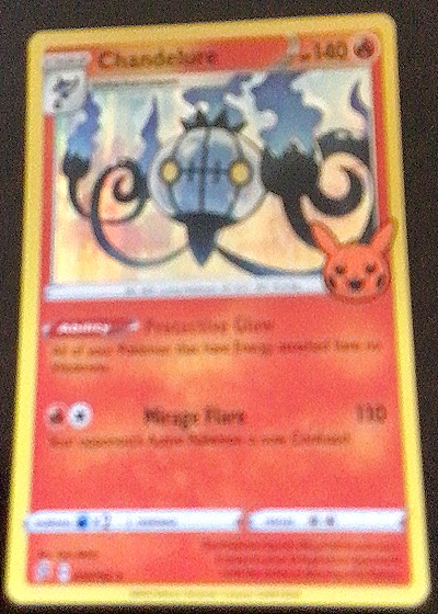 Pokémon TCG 2022 Trick or Trade #033 Chandelure — front