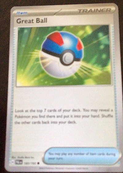 2023 Pokémon TCG Paldea Evolved #183 Great Ball — front