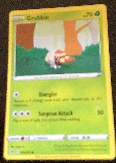 2021 Pokémon TCG Fusion Strike #018 Grubbin — front