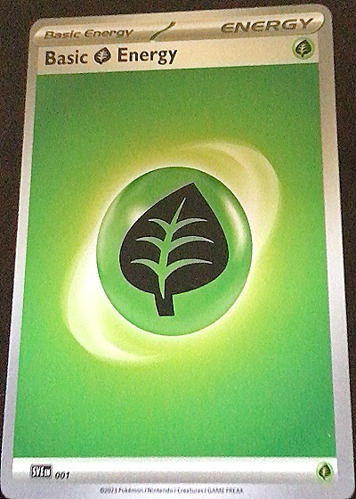 2023 Pokémon Scarlet & Violet #001 Basic Grass Energy — front