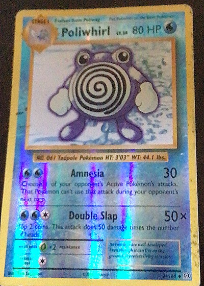 1999 Pokémon #38 Poliwhirl — front