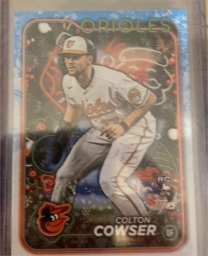 2024 Topps Holiday #H170 Colton Cowser — front