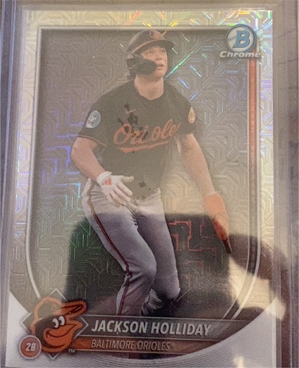 2025 Bowman Chrome #77 Jackson Holliday — front