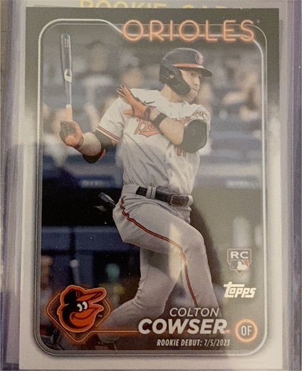 2024 Topps Update #US72 Colton Cowser — front