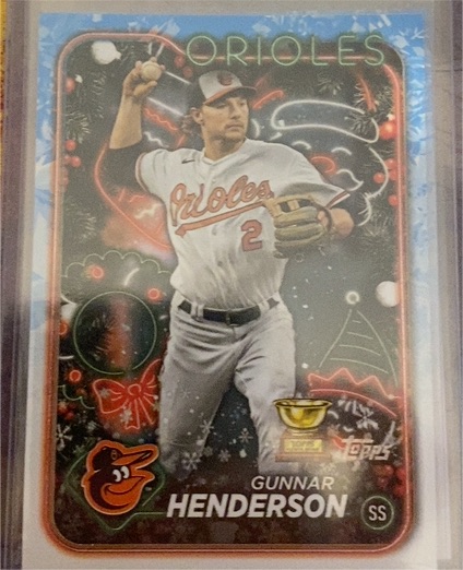 2024 Topps Holiday #H150 Gunnar Henderson — front