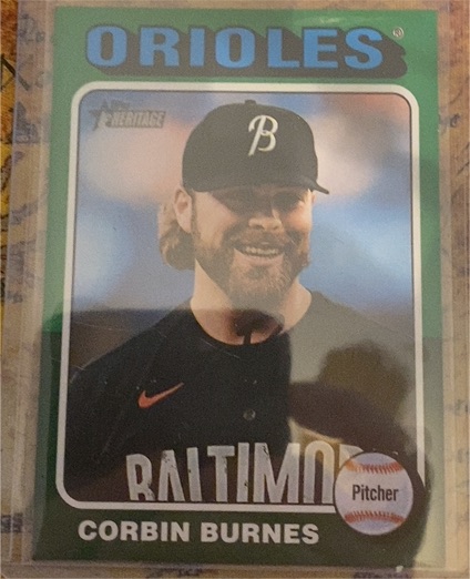 2024 Topps Heritage High Number #504 Corbin Burnes — front