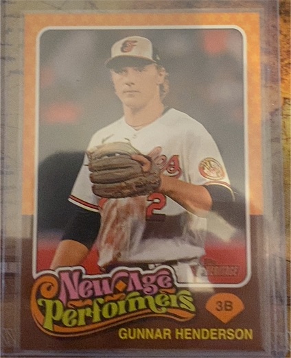 2024 Topps Heritage New Age Performers #NAP-24 Gunnar Henderson — front