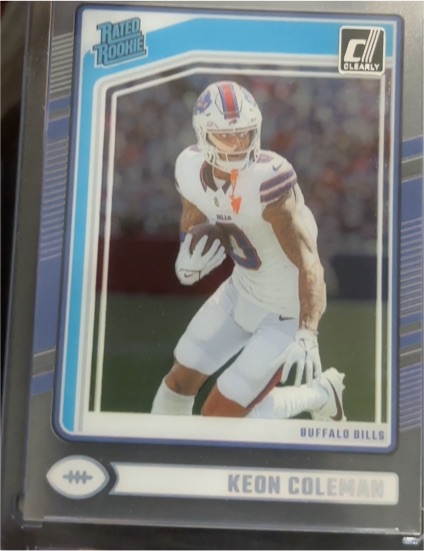 2024 Panini Donruss Clearly #67 Keon Coleman — front