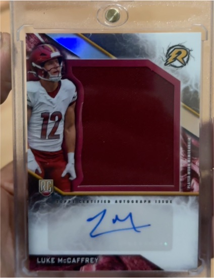 2024 Topps Resurgence #RPA-LMC Luke McCaffrey — front