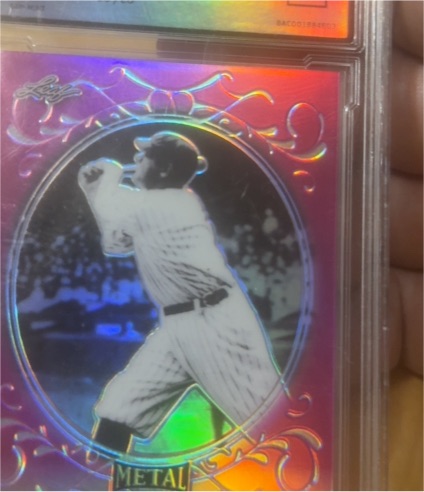2019 Leaf Metal #46 Babe Ruth — front