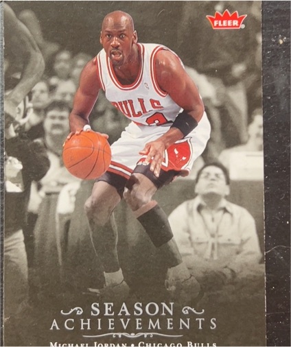 2007-08 Fleer Season Achievements #SH33 Michael Jordan — front