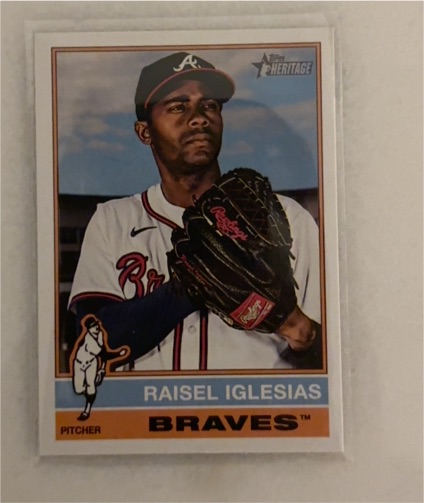2025 Topps Heritage #284 Raisel Iglesias — front