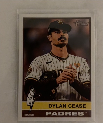 2025 Topps Heritage #259 Dylan Cease — front