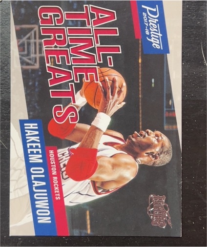 2017-18 Panini Prestige All Time Greats #12 Hakeem Olajuwon — front
