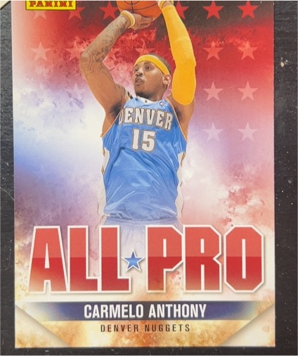 2009-10 Panini All-Pro Team #11 Carmelo Anthony — front