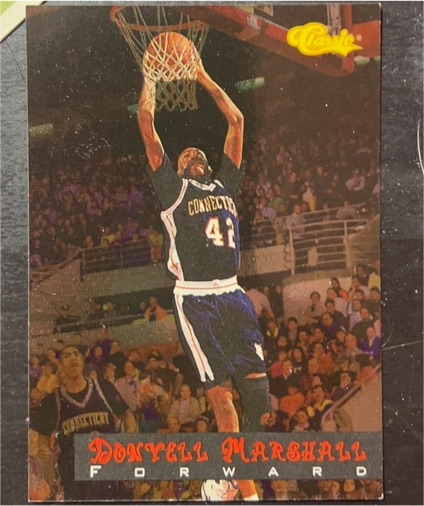 1994 Classic Bonus Cards #BC4 Donyell Marshall — front