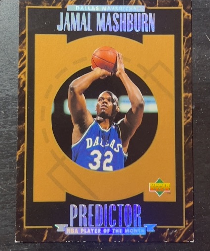 1995 Upper Deck #R6 Jamal Mashburn Predictor — front