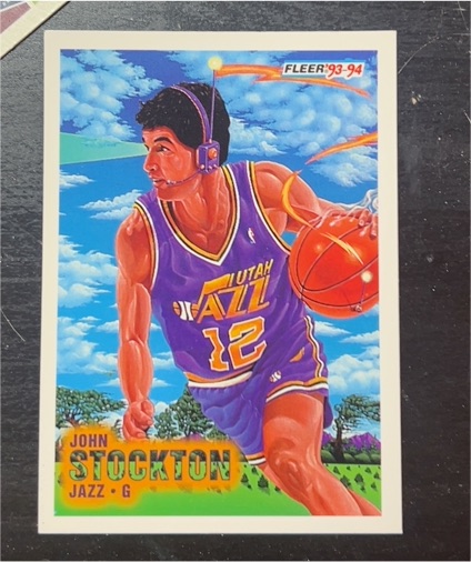 1993 Fleer #236 John Stockton — front