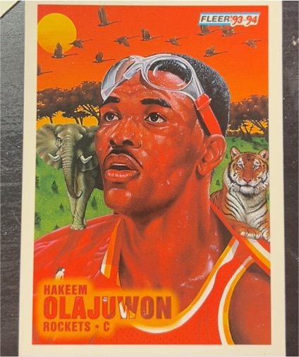 1993-94 Fleer #235 Hakeem Olajuwon — front