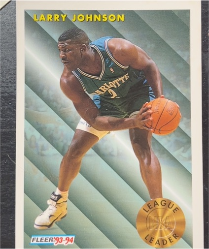 1993-94 Fleer #223 Larry Johnson — front