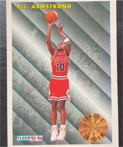 1993-94 Fleer #221 B.J. Armstrong — front