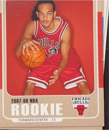 2007-08 Fleer #222 Joakim Noah — front