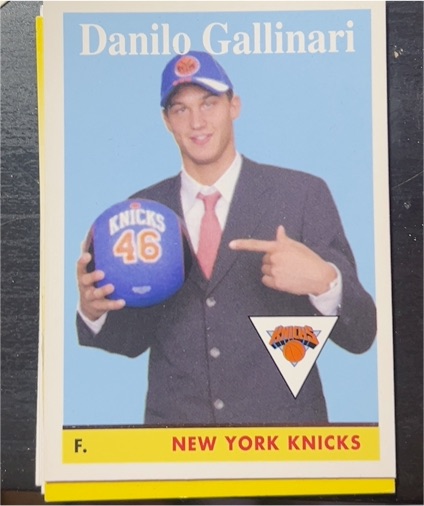 2008-09 Topps 1958-59 Variations #201 Danilo Gallinari Rookie — front