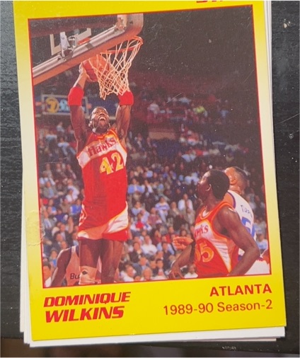 1989-90 Star Company #5 Dominique Wilkins — front