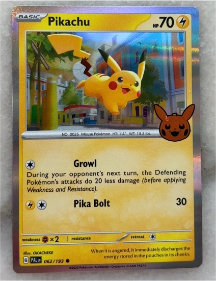 2023 Pokémon Trick Or Trade #062 Pikachu — front