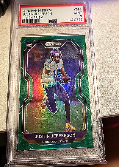 2020 Panini Prizm #398 Justin Jefferson — front